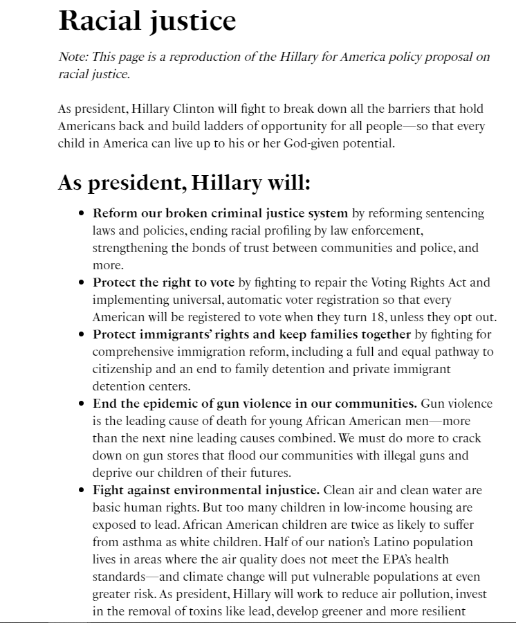 I mean...what is she even doing anymore? ZERO! This is such an easily disprovable lie. We're entering into gaslighting territory, here.Here's a direct plan from Bide. And for good measure, one from the last nominee.  https://twitter.com/lbarronlopez/status/1326360136554848258