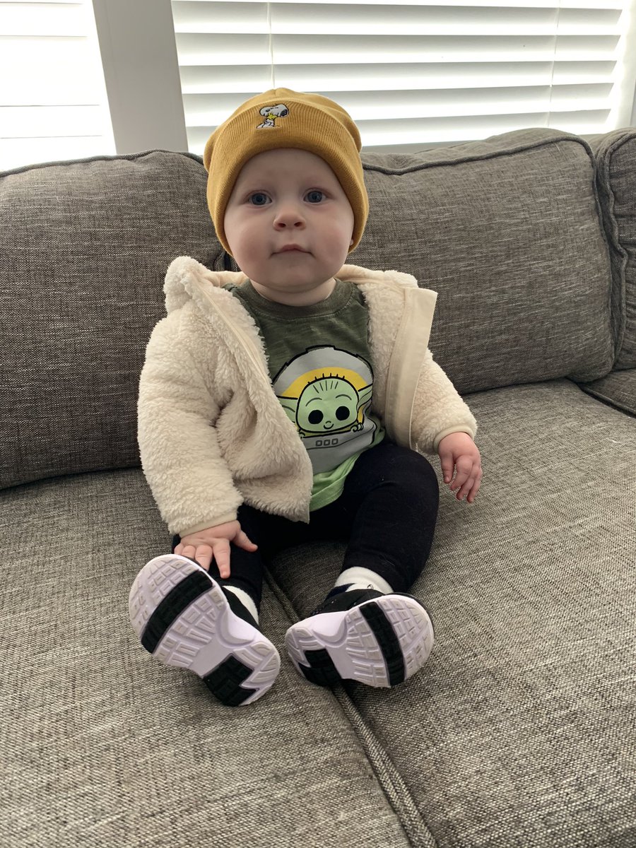 Tcannon008's tweet photo. My baby girl is really cute. That’s all 😎 @themandalorian @Snoopy https://t.co/CUjdewdHyD