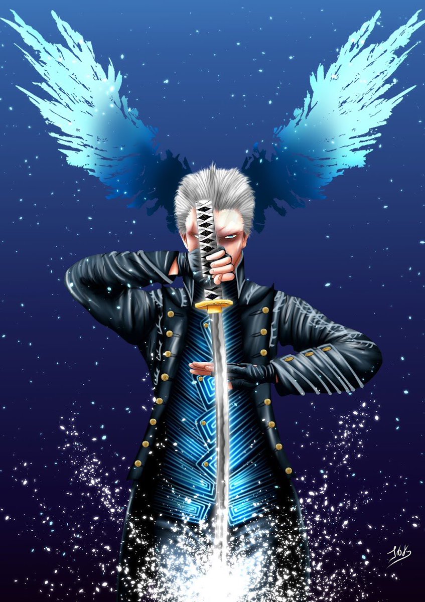 callmeladdy's tweet photo. “I am the storm that is aproaaaaachiiiing”.
I love Vergil’s new song and I am so excited to play as him in the @DevilMayCry special edition. I wanted to show them as a two sides of the same coin kind of thing.
#devilmaycry #devilmaycryspecialedition #devilmaycry5 #vergil #v https://t.co/97ssmdt4sb