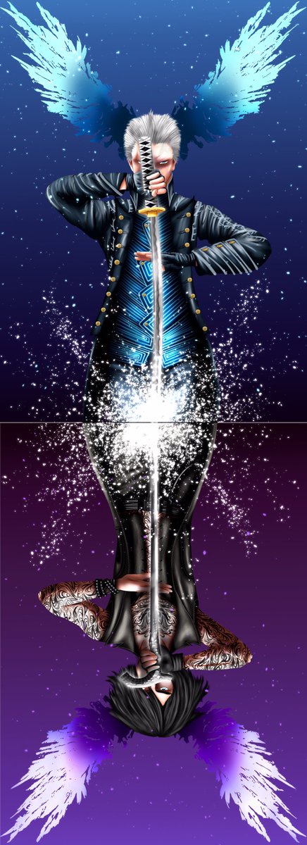 callmeladdy's tweet photo. “I am the storm that is aproaaaaachiiiing”.
I love Vergil’s new song and I am so excited to play as him in the @DevilMayCry special edition. I wanted to show them as a two sides of the same coin kind of thing.
#devilmaycry #devilmaycryspecialedition #devilmaycry5 #vergil #v https://t.co/97ssmdt4sb