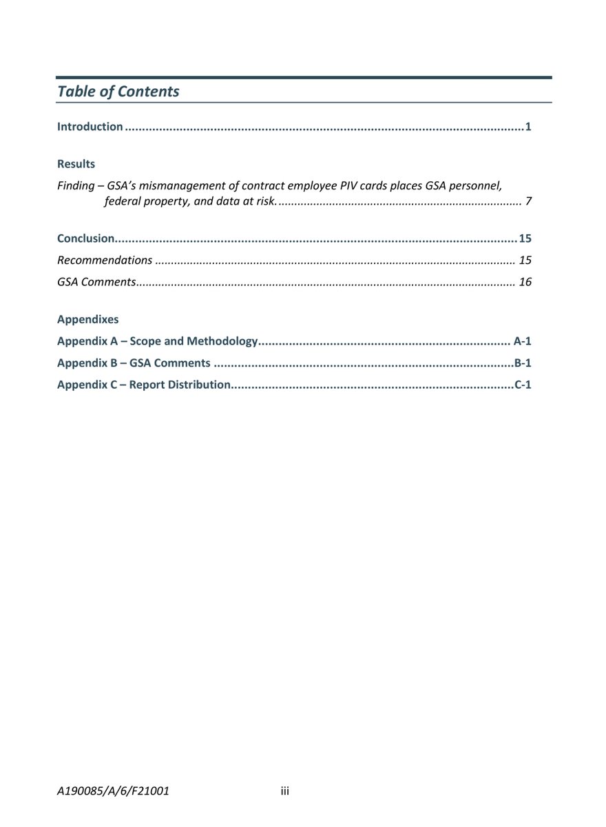 Dear  @GSAEmilyPersonal Indenity Verification (PIV) CardsI have questionsAs the  @GSA Administrator your job is to ensure the Agency is operating smoothly/efficiently  @GSA_OIG Feb2017-Aug2019-FAILED to account for 15,000 PIV-445 contractors who FAILED a background check