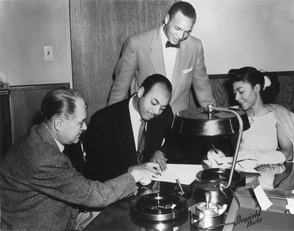 1920. An all black union was created to protect artists from those refusing to pay for performance, radios & studios that catered to the all white union, Local 47. So when a black star get a call, it was the Musician Protective Association Local 767 making sure they EAT!