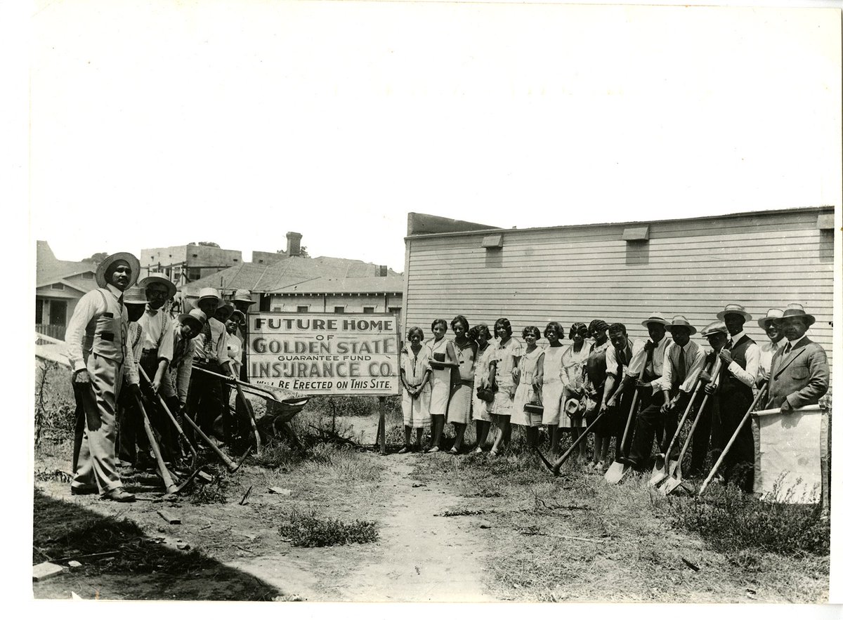 Golden State Mutual Life Insurance was built in 1928 & was one of the most successful black business in history, whose was basically the investment group for Black LA and made many attempt to own property all over LA, OC, Santa Clarita, Santa Monica OG Spot: 4261 Central Ave.