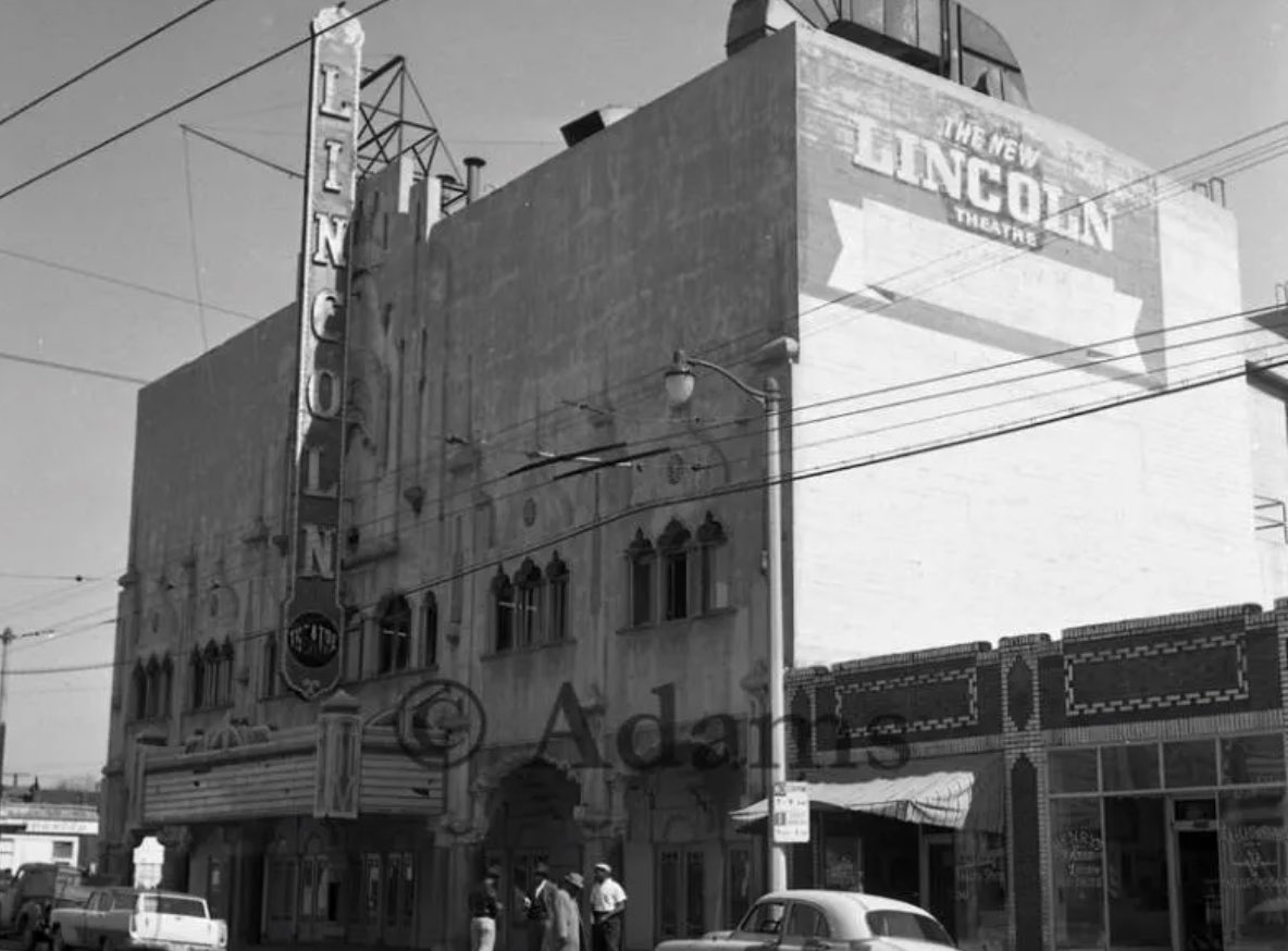 Open In 1926, Lincoln Theatre, located at 2300 S. Central Ave was the most popular and largest venue that can seat up to 2100 people , hosting movies, plays, and all form of entertainment while being bult like a movie palace. It was also a hub for entertainment in LA.