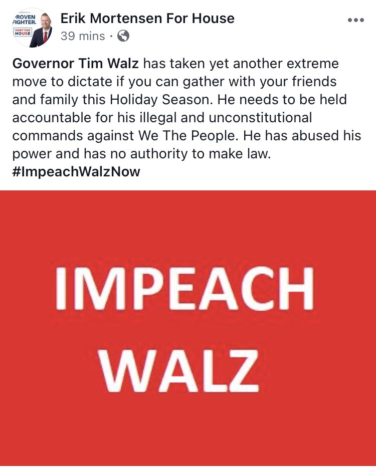 free_minnesota's tweet photo. The time has come to impeach Governor Walz! #ImpeachWalzNow #SaveMinnesotaNow https://t.co/xfrfzdRu99