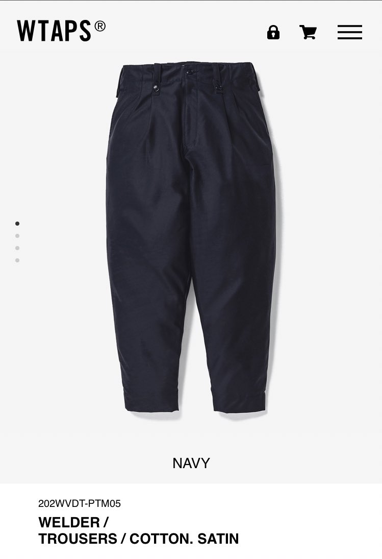 スーパーセール】【スーパーセール】WTAPS 20AW WELDER TROUSERS