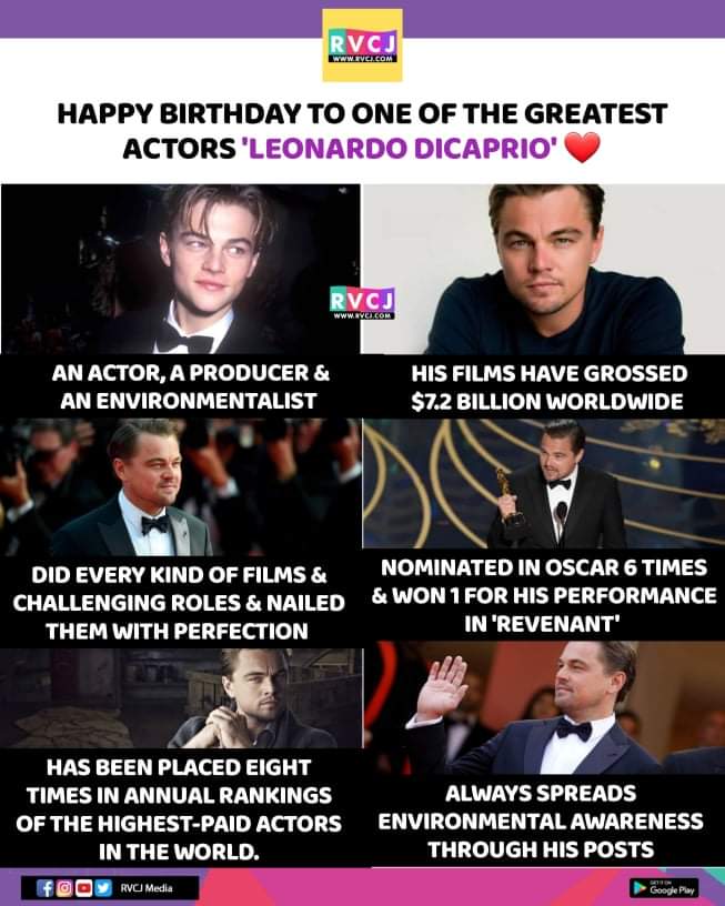 Happy Birthday Leonardo DiCaprio 
