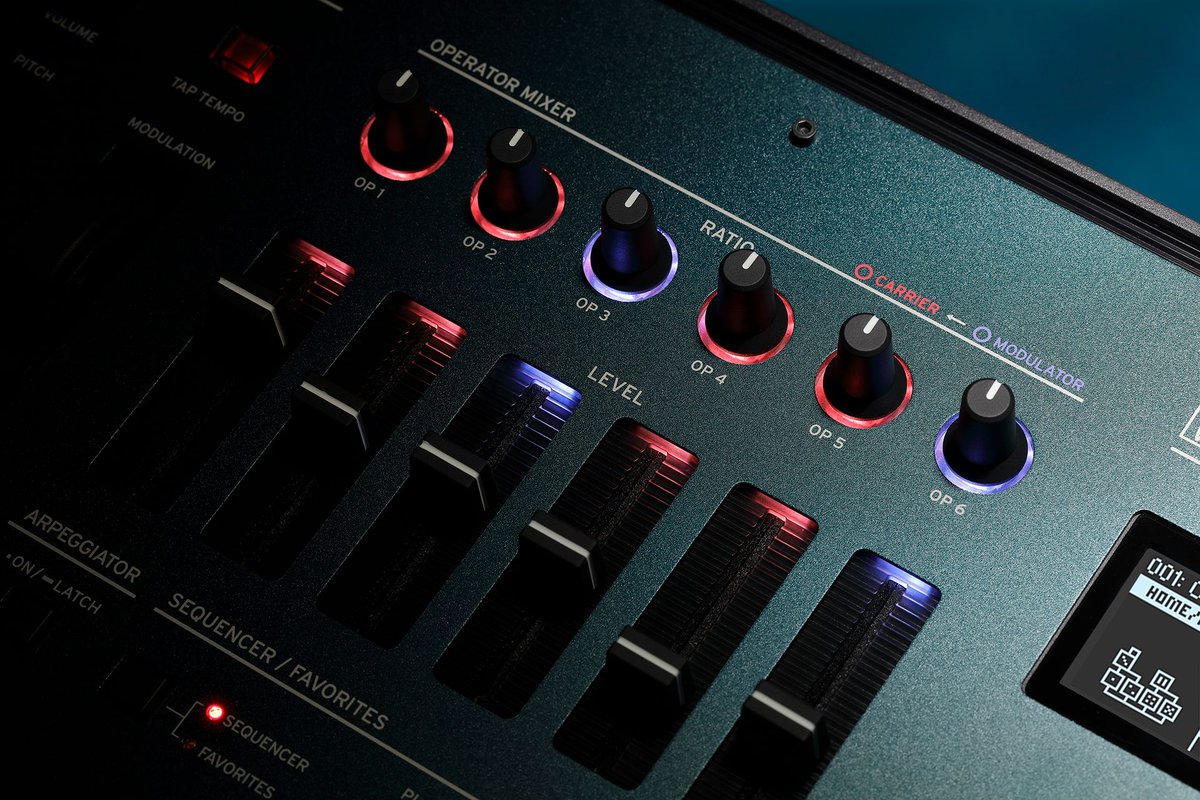 KorgUK's tweet image. Rethink everything you know about #FMsynthesis - introducing #opsix, a new and expansive reimagination of classic #digitalsynthesis that takes it far beyond its previous limits. #korgopsix #newmusicalways