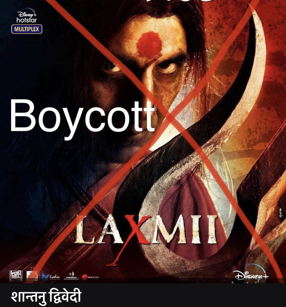 #BoycottLaxmii ❌