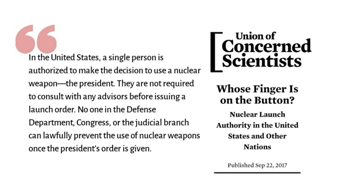 ⓬Whose finger is on the button? https://www.ucsusa.org/resources/whose-finger-button⭛⭛⭛