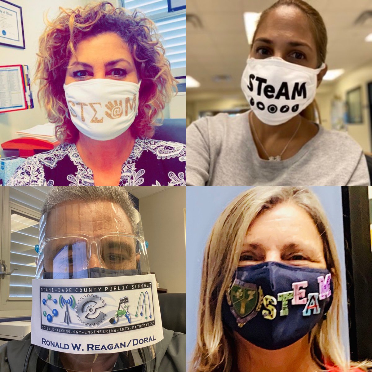 BisonofDoral's tweet photo. Holy STEAM Designation Bison! In celebration of STEAM Week some of our Superpower Staff got in on the fun and made their own Superhero 😷 to combat 👑🦠 . #GoBison #BisonPride #MaskUpBison @MDCPSSTEAM
@STEMDesignation @MiamiSup @MDCPS @MDCPSCentral @ChristiFraga @SusieVCastillo https://t.co/SVERzFpRr0