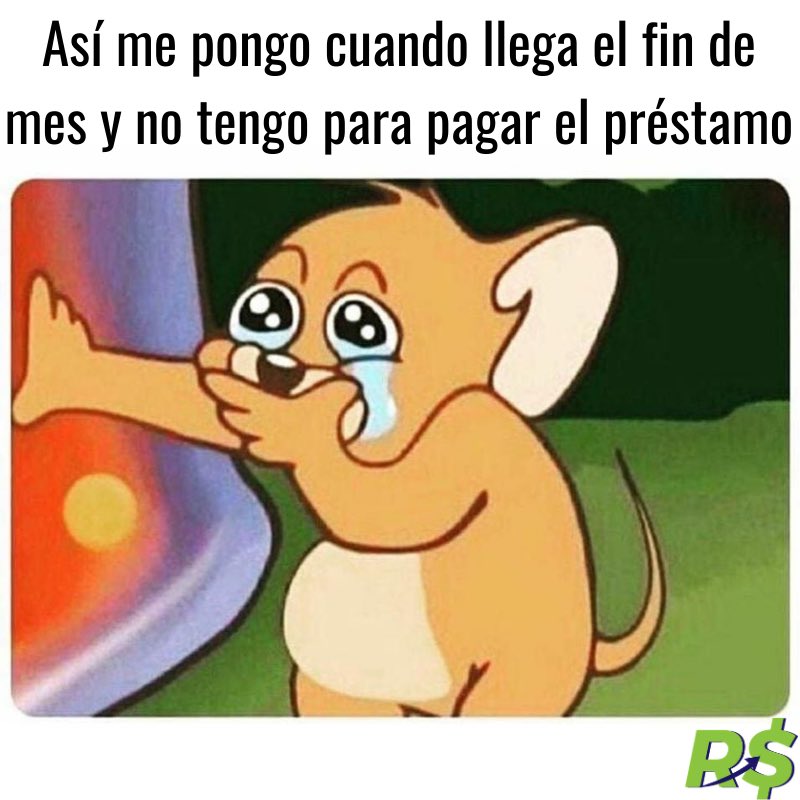 EconomicRs's tweet photo. #RSmeme: Así me pongo cuando llega el fin de mes y no tengo para pagar el préstamo 😭💰!
*
En ocasiones esto puede sucederle a cualquiera y más cuando surgen imprevistos 😫. Guárdalo para que te rías cuando te suceda.
*
#Meme #RSMeme #prestamos #Deudasbancos #rseconomic👔💼 https://t.co/ztQxP7LoUo