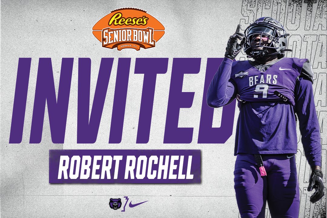 UCA_Football's tweet photo. Congratulations @scootaa11 on your official invitation to the @seniorbowl!
Only the THIRD Bear in history to receive an invite to the prestigious event!
#WeAreOne x #BearClawsUp https://t.co/WygZOiQ040