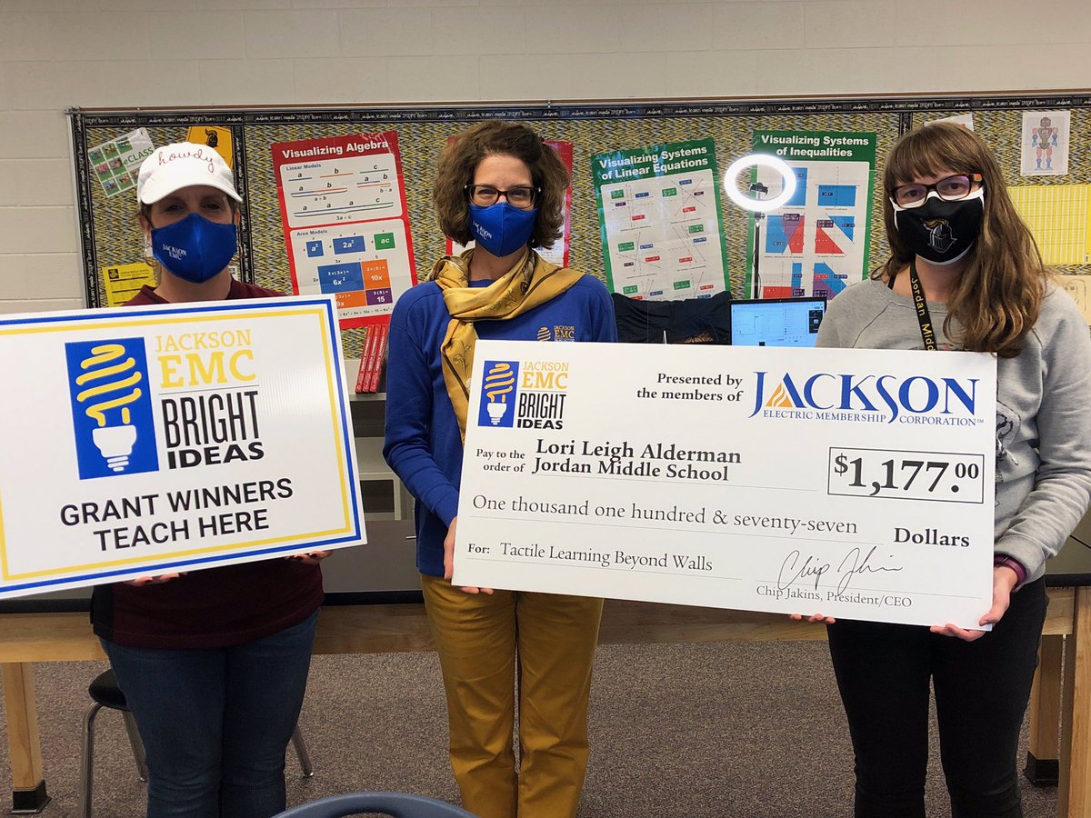 jordanmsgcps's tweet photo. Congratulations to Ms. Alderman on her Jackson EMC grant to build an outdoor classroom at JMS! #gcps #uknightedweshine #jmsblackknights #centralgwinnett https://t.co/6IaYUOza1N