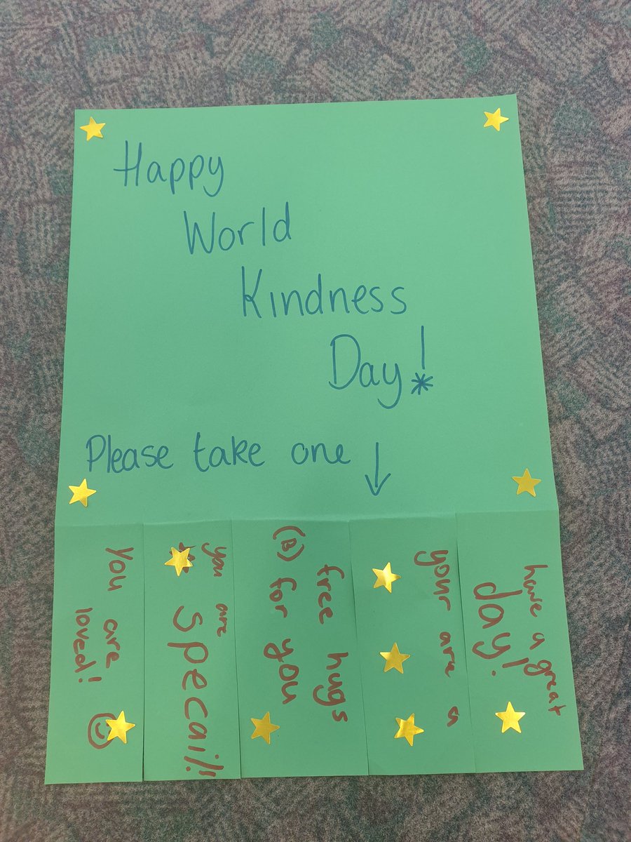 HayleyconSB's tweet photo. Hayley is working at one of our schools today on 'World Kindness Day' activities. After writing kind messages, we will reflect on how our brains and bodies feel when we do something kind for someone. How do you feel when you do an act of kindness? #worldkindnessday2020 https://t.co/KkLNCOZf3h