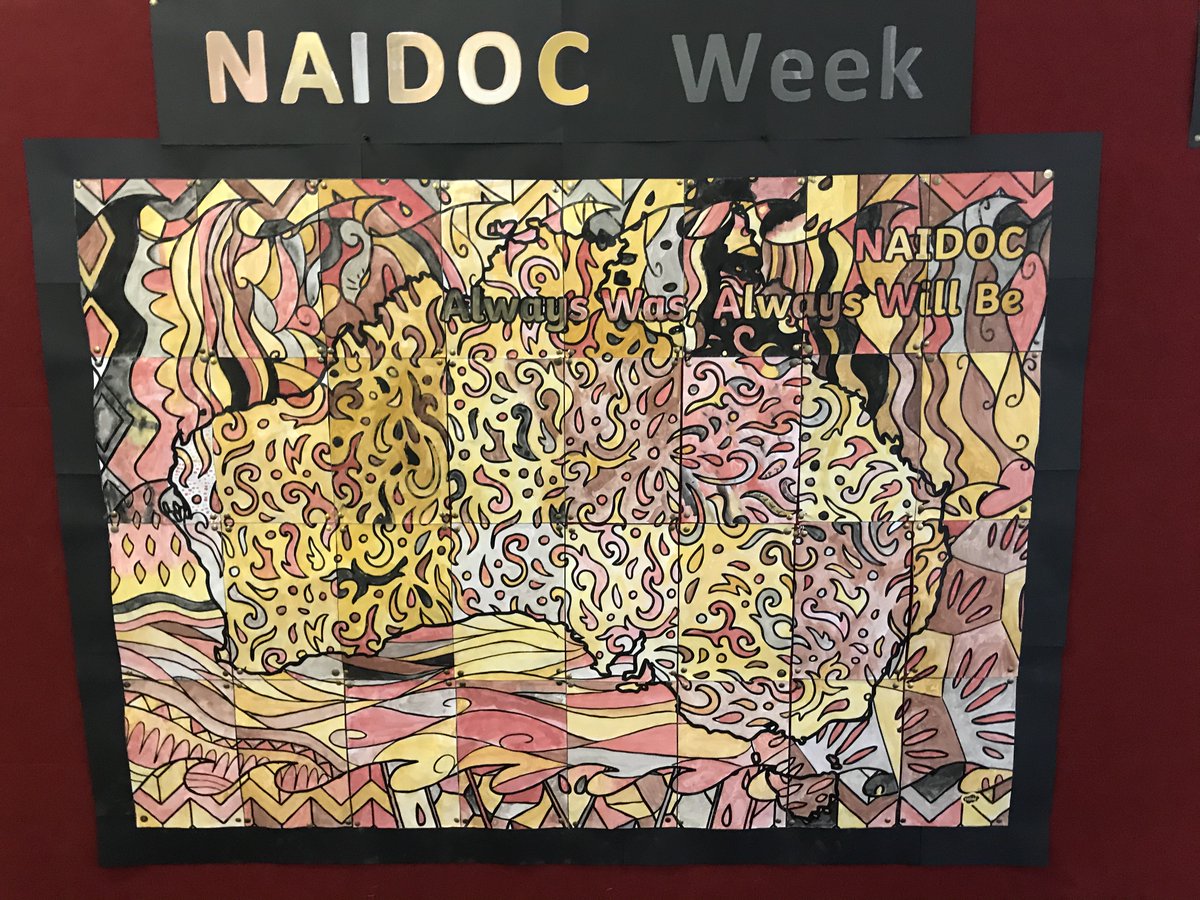 Year 4 created artwork for NAIDOC Week. Our virtual art show is later this term.