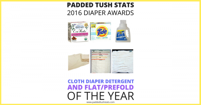 Detergent And Flat Cloth Diaper/Prefold Of The Year - 2016 Diaper Awards - bit.ly/2lJvwlm