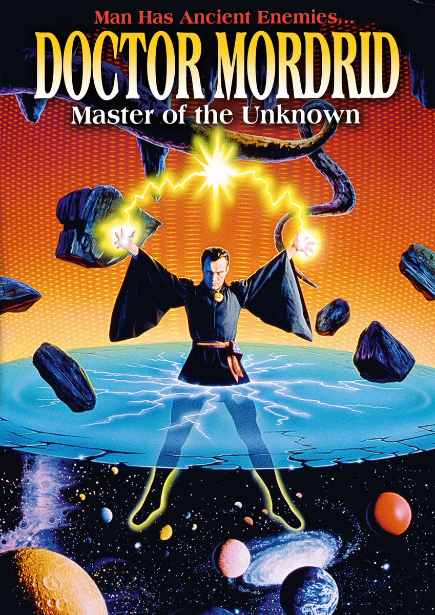 Doctor Mordrid (1992)
Takes just 75 minutes to pack a colossally epic story of two sorcerers, one evil, one good, fighting over the fate of Earth. Combs looks like he's having a great time and looks amazing in a blue cape which he puts on occasionally when he's sorcering.