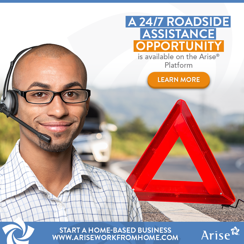 AriseWFH's tweet photo. Use the Arise® Platform to provide customer support to a Roadside Assistance opportunity. Plenty of intervals available 24/7 and during evening hours.  Learn more https://t.co/4jbQdNP6NA ! https://t.co/rnbF5nMjXo