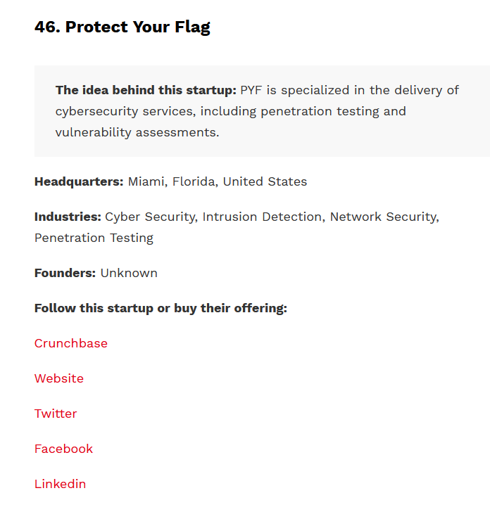 ProtectYourFlag's tweet photo. We are one of the 81 Top Florida Based Startups Founded in 2020! 
Thanks @startupill 🙌🙌
https://t.co/HLz5pxlxdL https://t.co/vAr8s5znpy