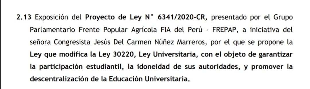 kikesitov67's tweet photo. OJO : Mañana en comisión de educación del @congresoperu se verá un PL de Carmen Núñez (@JCarmenNM) de @FrepapBancada para modificar la ley universitaria. Y otras propuestas para crear universidades. Se vienen con todo
@RPPNoticias @luisrdioses https://t.co/TecX9XmhOu