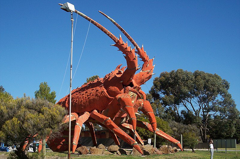 Any good thread on giant lobsters should include the WORLD’S LARGEST LOBSTER STATUES. Meet Larry the Lobster, and tell him hi next time you’re in Australia.  https://en.m.wikipedia.org/wiki/Big_Lobster