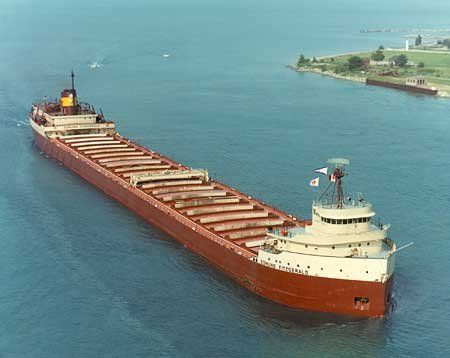 "As the big freighters go, it was bigger than mostWith a crew and good captain well seasoned"The Fitz was a whopping 729 ft long and was the largest on the Lakes until 1971! And Captain Ernest M. McSorley had 40 years of sailing experience.