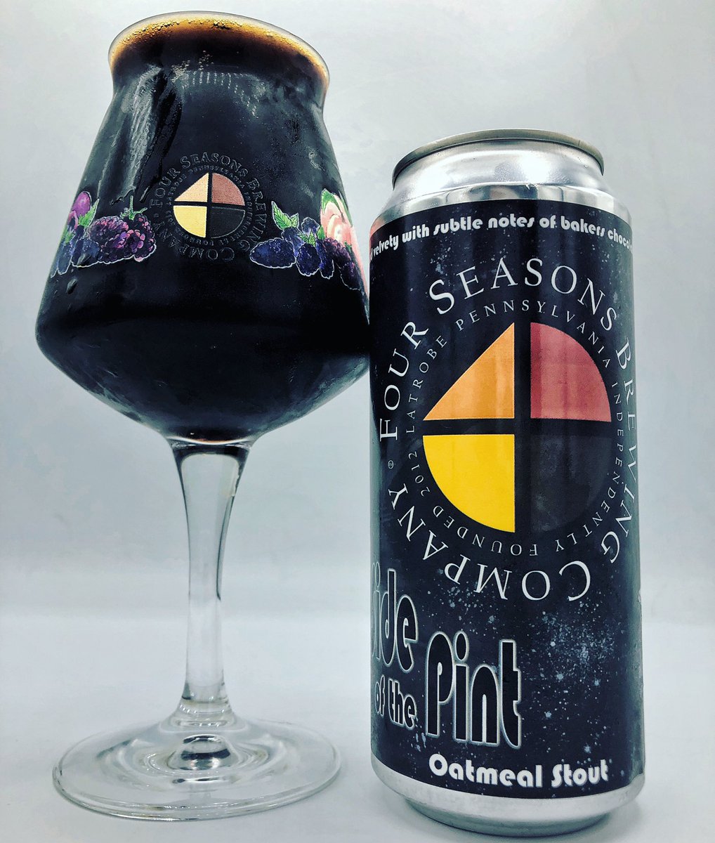 This is the Four Seasons everyone has been talking about, right? If not....it should be!

📸: Dark Side of the Pint by <a href="/FourSeasonsBrew/">Four Seasons Brewing</a>. A 6.2% oatmeal stout that is as dark and complex as the name describes. Oh yeah……and also took home a Silver GABF award in 2014! #PABeer