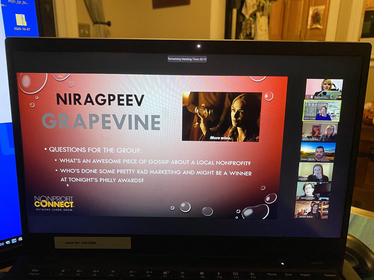 #PhillysKC is ON! Love me some <a href="/npconnect/">Nonprofit Connect</a> Philly Awards, especially when it starts with a scramble Wine &amp; Unwind chat room!