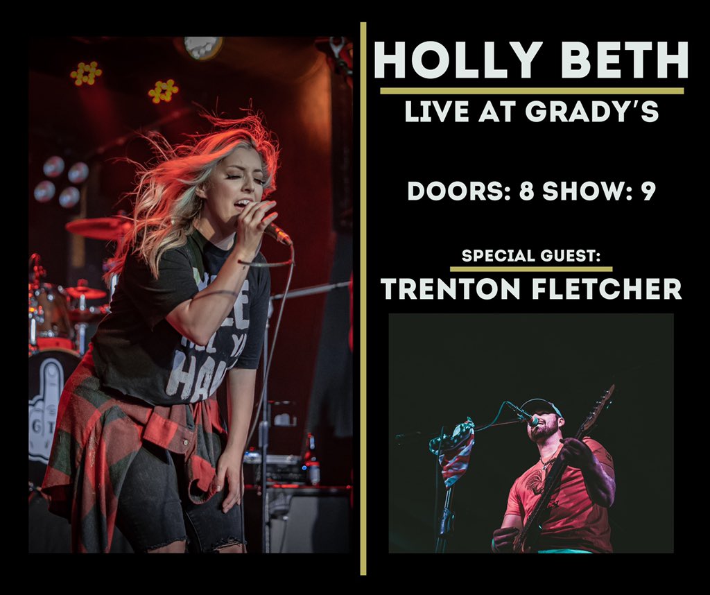 hollybethmusic's tweet photo. Oklahoma!! Y’all are up this weekend! 

Friday - Yukon, OK // @Gradys66Pub // @TrentFletcher starts the show at 9! 

Saturday - Stillwater, OK // @TumbleweedOK w/ @pecos_rooftops https://t.co/kIXGdxKBhP