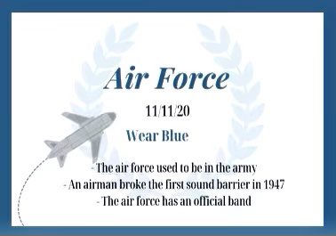 Central_StuCo's tweet photo. #HeroWeek continues. Join us in celebrating the Men and Women who have fought in the AirForce by wearing blueโ๏ธ๐ #ChargerPride ride
#CHSHeroWeek ๐บ๐ธโค๏ธ๐ค๐ https://t.co/1MMpSBbKJq