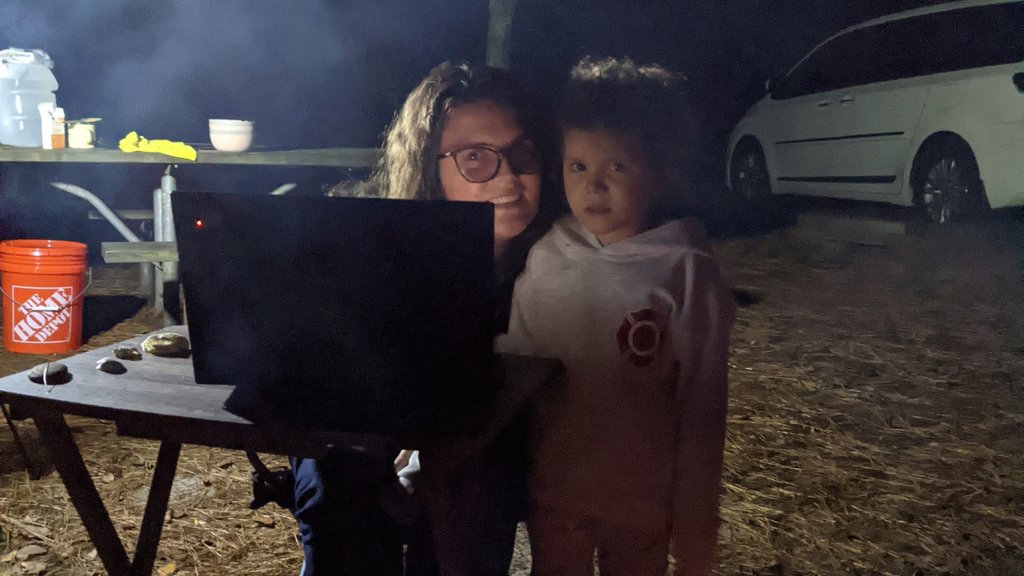 NeverEndingFT's tweet photo. We've been doing the digital nomad life from First Landing State Park this week! From campfire meals to watching dolphins from the beach, it's been a great time living life on the go! #neverendingfieldtrip #camping #firstlanding https://t.co/fmQLJItm86