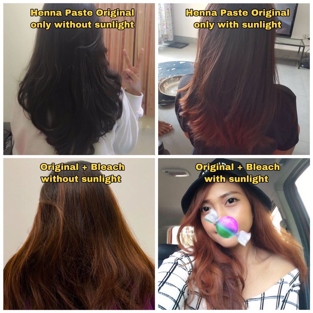  Cara  Inai Rambut Inai Rambut Organic By Hennaline Halal 