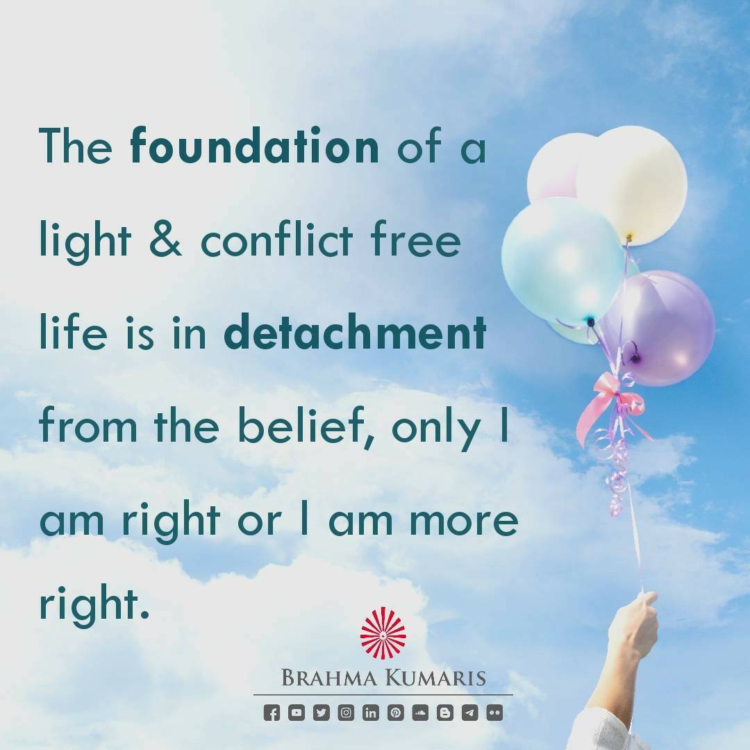 BrahmaKumarisHI's tweet photo. Flexibility & openness is to understand that everyone has a point of view based on their perceptions which is not right or wrong but different. #bahmakmaris #thoughtforthday https://t.co/ArRNANgD5F