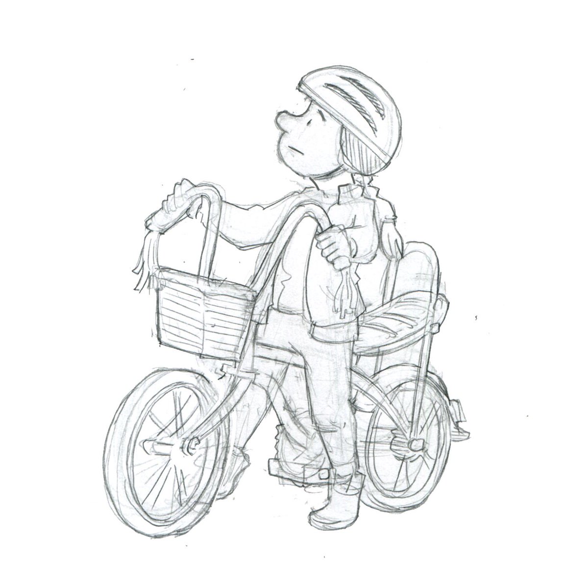 MDeSantisDraws's tweet photo. Bikes! #sketch #kidlit #kidlitart #illustration https://t.co/Oyfjs4qp0l