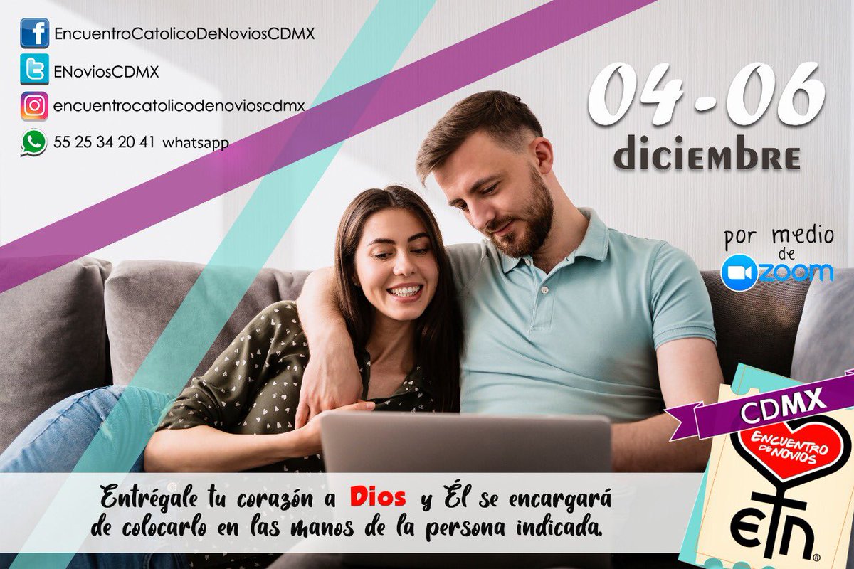 ENoviosCDMX's tweet photo. Para terminar el año con broche de oro ya están abiertas las inscripciones para el mejor retiro en pareja con o sin planes de boda!!
*Válida como pláticas prematrimoniales a nivel nacional
**Son de manera virtual
***Información enviando un whatsapp al 5525342041 https://t.co/0tqkl2O1QD