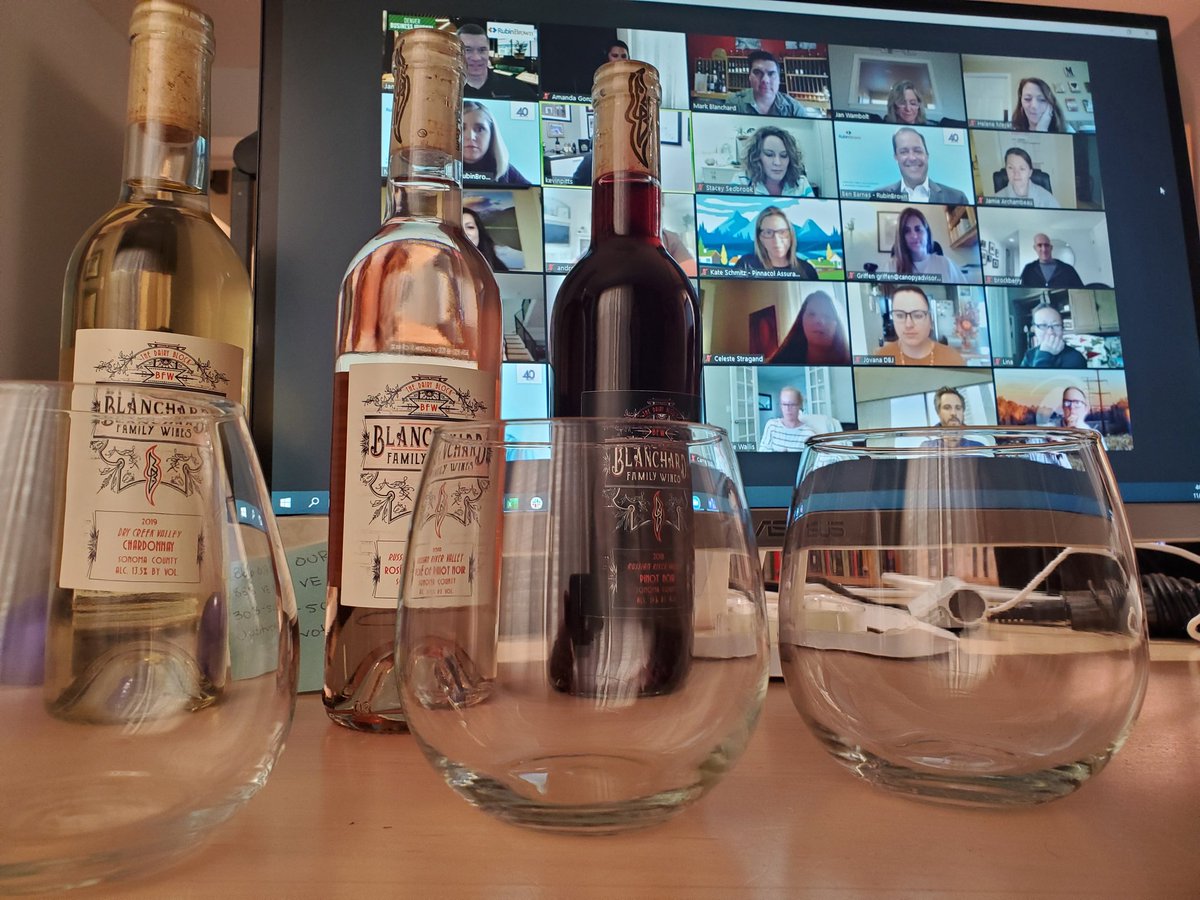 AGonzalezPolicy's tweet photo. Drinking at your desk sounds classier when you call it "networking". Thanks @denbizjournal and @RubinBrown. #40under40 #zoomnetworking https://t.co/Cvl4JZYqJg