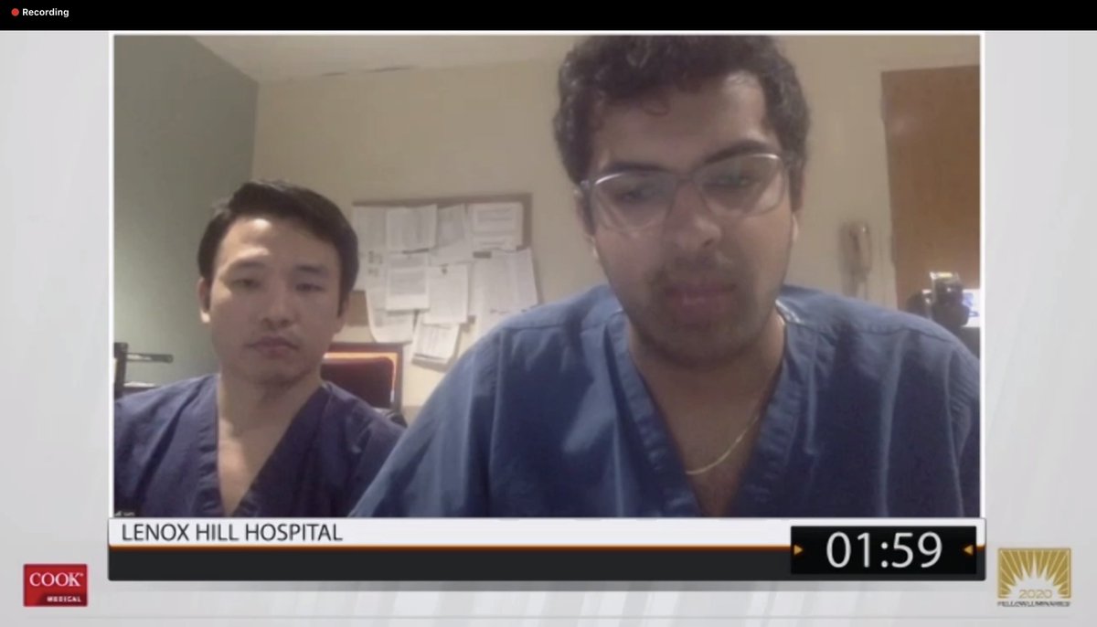 LenoxVascular's tweet photo. Great presentations by all the fellows/residents @cookvascular Fellow Luminaries competition! And nice work by our PGY-3 Sam Lee and PGY-5 Gautam Anand moving on to the second round! #MedTwitter @FutureVascSurgn https://t.co/aMZ3kI2ZXd