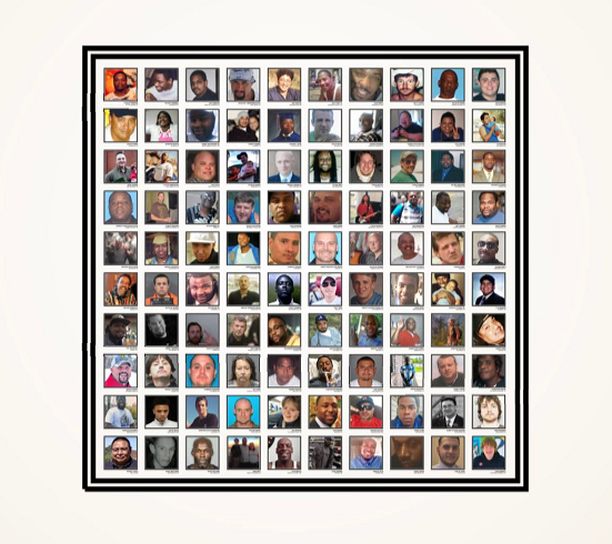THREAD I'd like to walk you through the process we've gone through for our investigation  #PRONE To review, we have found at least 107 deaths of people who died shortly after being held facedown and handcuffed. Here are 100 of their faces.  #9news 1/