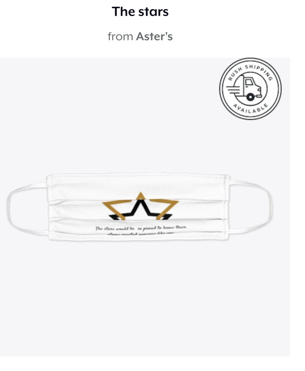 Asters90554257's tweet photo. Buy #stars mask from Aster's
To buy visit: https://t.co/BxIksXyBhk

#Masks #coronavirus #stars #stars #selflove #selflovequotes #Corona #mugshots  #Stars #teespring #teespring #SupportLocal #shopping #ShopeeMY #shopping
#CoronavirusPandemic https://t.co/oKgHmjxeVP