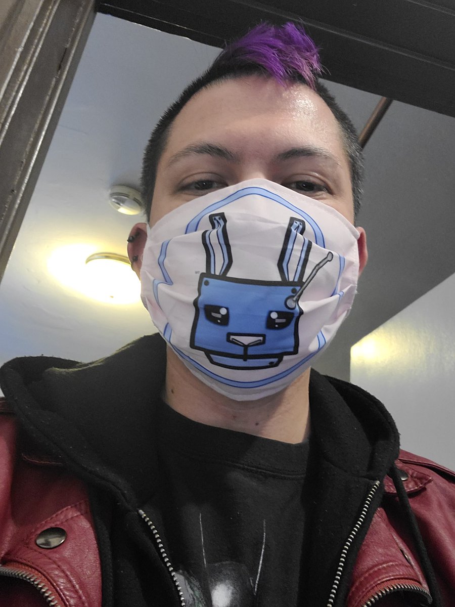 therabbitreport's tweet image. Get yourself a #robotrabbit mask from #teepublic Protect yourself COVID is still happening. teepublic.com/mask/15533890-…