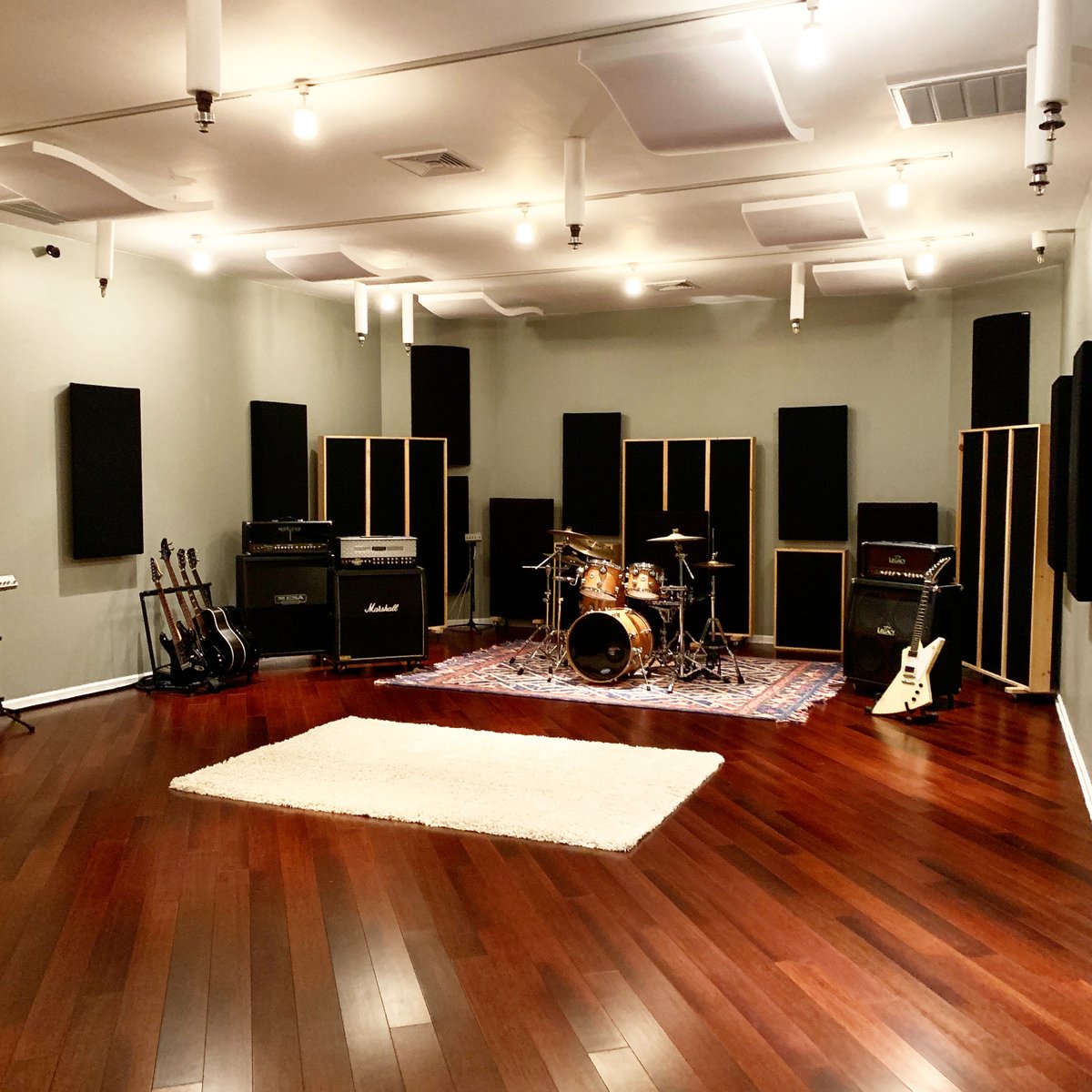 Our beautiful tracking room has been very busy. Lots of label projects happening. Come hear for yourself what lots of people are recording in our tuned live room