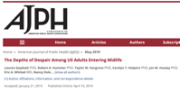 Our findings join other recent studies in establishing that the DoD crisis & rising mortality—originally characterized in poor rural non-Hispanic whites w/ low educational attainment—is crossing demographic/geographical boundaries.