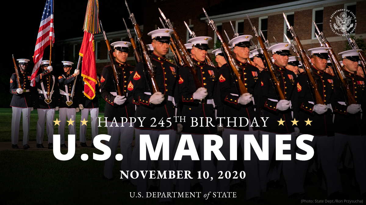 BeyondHR_LLC's tweet photo. 245 Years of Honor, Courage and Commitment

Today, we remember the service and sacrifice of all Marines, and honor the legacy passed down through generations. 

#HAPPYBIRTHDAYMARINES #SEMPERFIDELIS https://t.co/dZWzgZgVk3