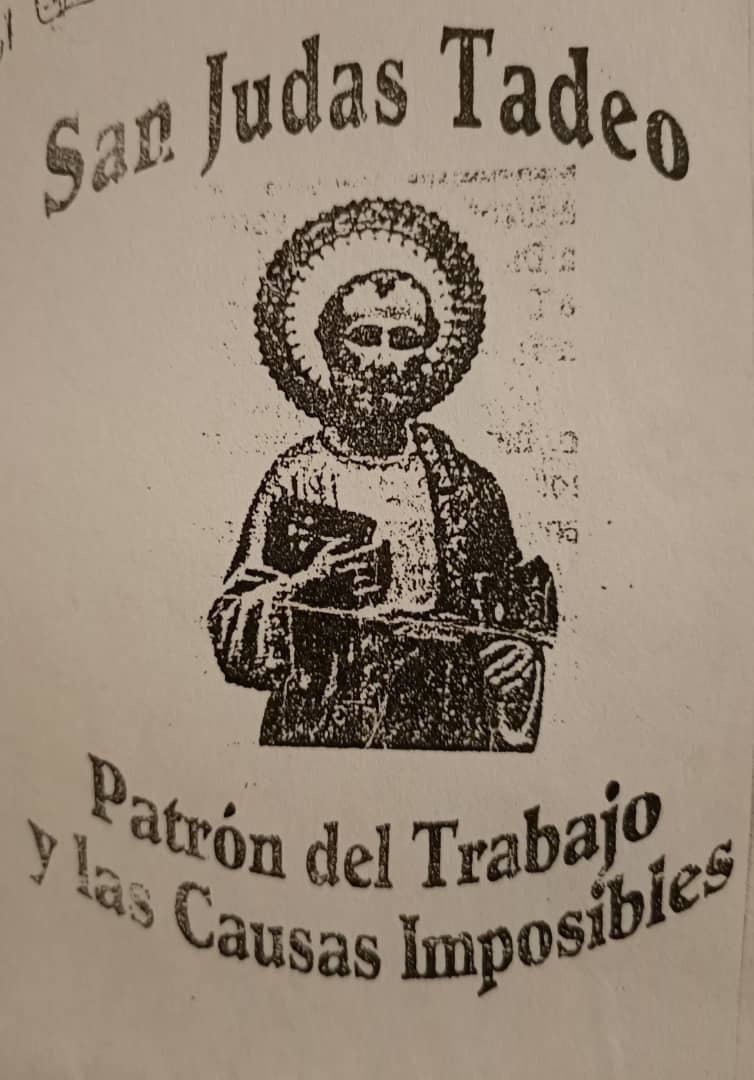 Hoy celebramos a San Judas Tadeo, patrón del trabajo y de causas imposibles