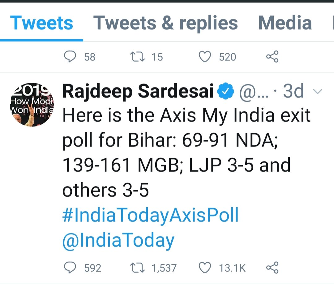 Can't Amit Shah unearth any past case of abetment to suicide against Rajdeep Sardesai n send him to jail. Cong did it against Arnab Goswami.Rajdeep is nuisance for ruling dispensation.He  manufactured a false result of Exit Polls for TRP. He wanted Jungle Raj Part-2 in Bihar