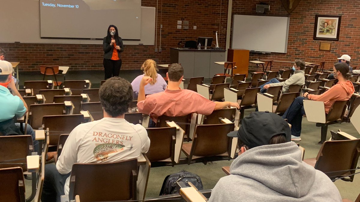 okfarmbureau's tweet photo. Thanks to @OklahomaAg Secretary Blayne Arthur for speaking to our @okstateferguson Collegiate #FarmBureau chapter this evening! She shared about ODAFF’s work for farmers and ranchers across the state. https://t.co/7frQDAC8NI