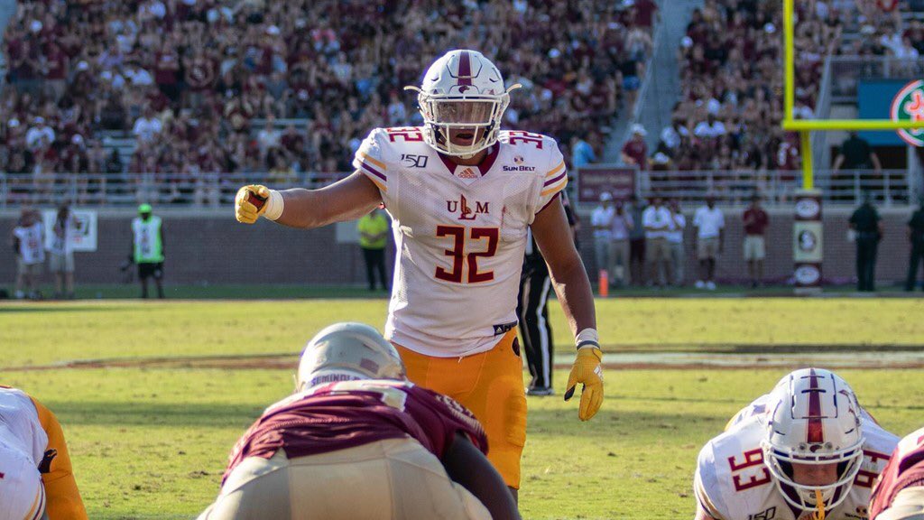ABarham_3's tweet photo. Blessed to receive an offer from University of Louisiana Monroe!!
@CoachViator @coachstoker
@ULM_FB @CoachPFMiller @warhawkrecruits!!
Thank you for the opportunity!!
@CoachP_eterson
#MonroeTUFF #TalonsOut 🔴🟡 https://t.co/OoY0DK9srn