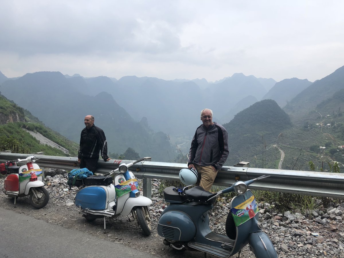 SSCvietnam's tweet photo. Looking forward to next years SSC North Vietnam tours starting again, covid permitting #visitvietnam #scootering #ssctours #classictours #lambretta #vespa #HaGiang https://t.co/hYv5IzP4Wv