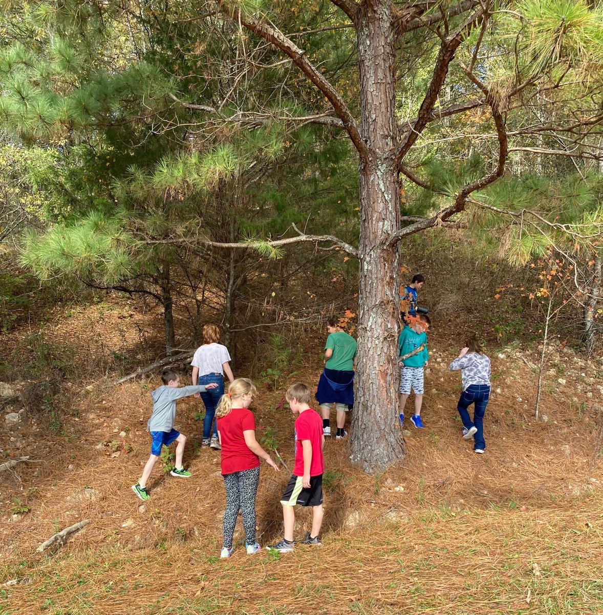 Our 5th graders enjoyed getting outdoors and making our school shine. <a href="/TBirdTalk/">TBirdTalk</a> we are a team students, teachers, staff, and families.
